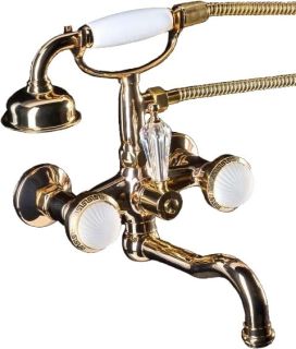 Смеситель для ванны Boheme Satine золото 293-ST